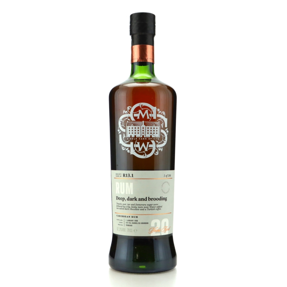Image for Caroni 1998 SMWS 20 Year Old R13.1 - Deep, dark and brooding