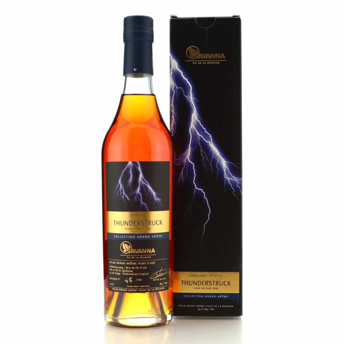 Image for Savanna Grand Arome 2004 Single Cask 14 Year Old #276 50cl - Thunderstruck