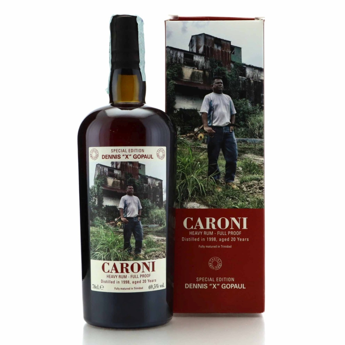 Image for Caroni 1998 Full Proof 20 Year Old Heavy - Dennis "X" Gopaul