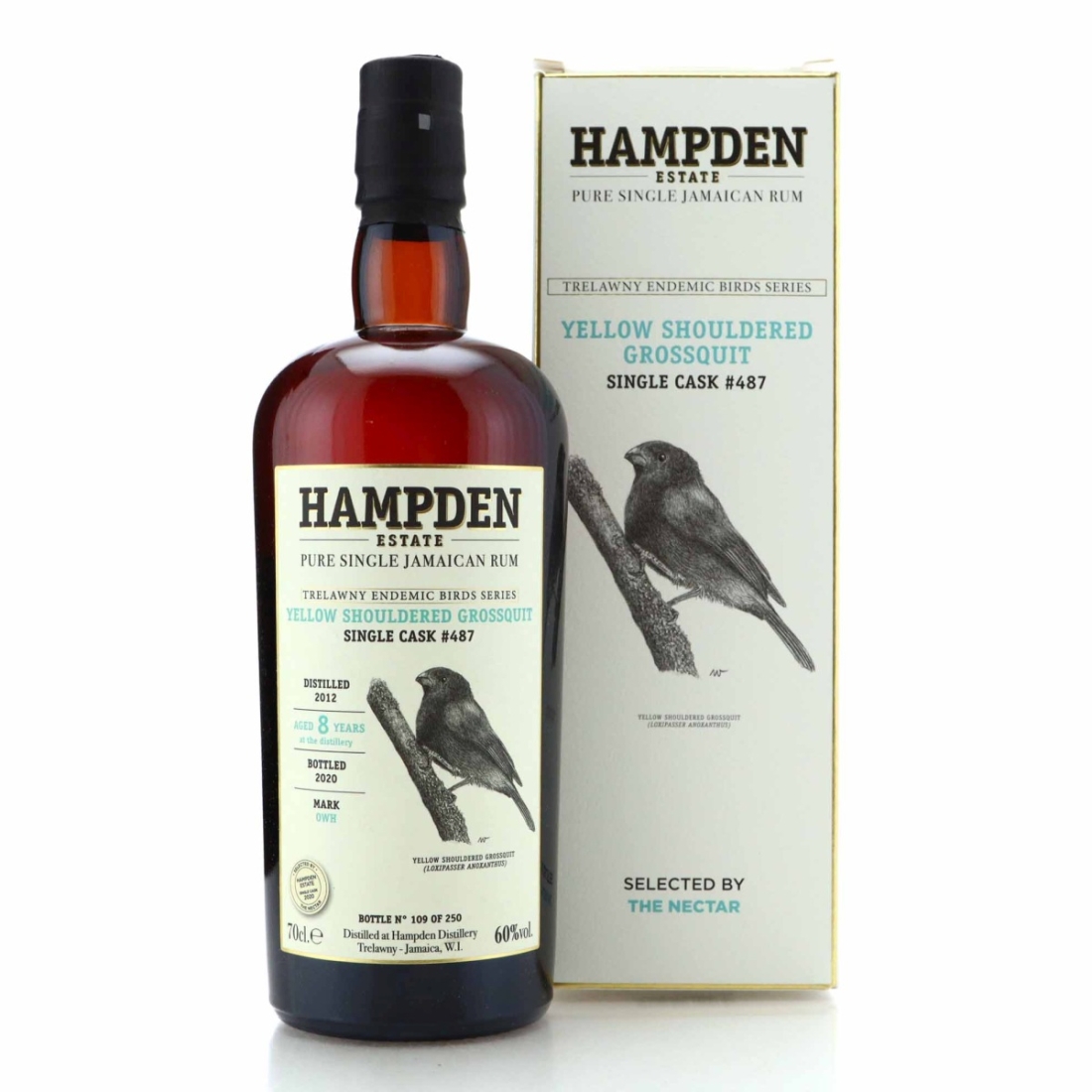 Image for Hampden OWH 2012 Single Cask 8 Year Old #487 - Trelawny Endemic Birds