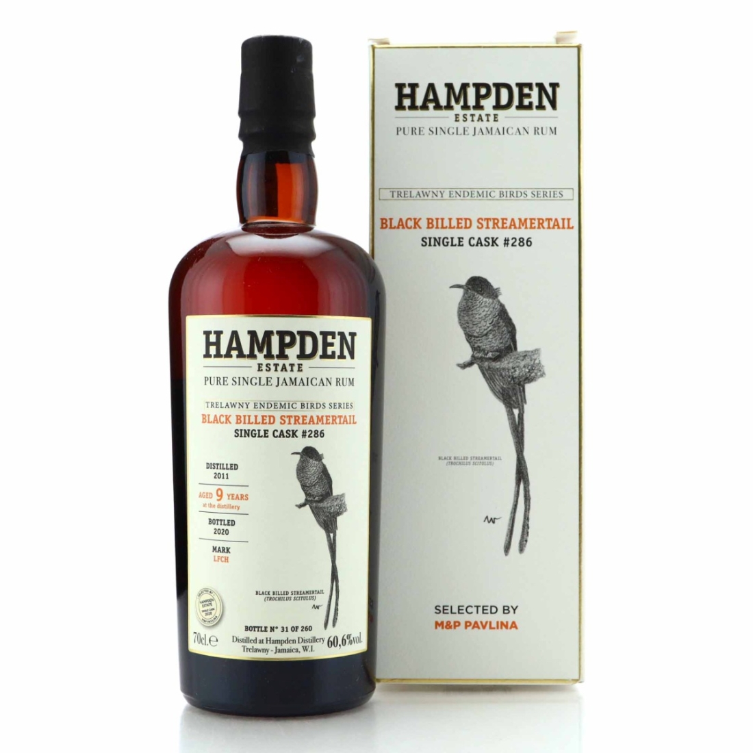 Image for Hampden LFCH 2011 Single Cask 9 Year Old #286 - Trelawny Endemic Birds 