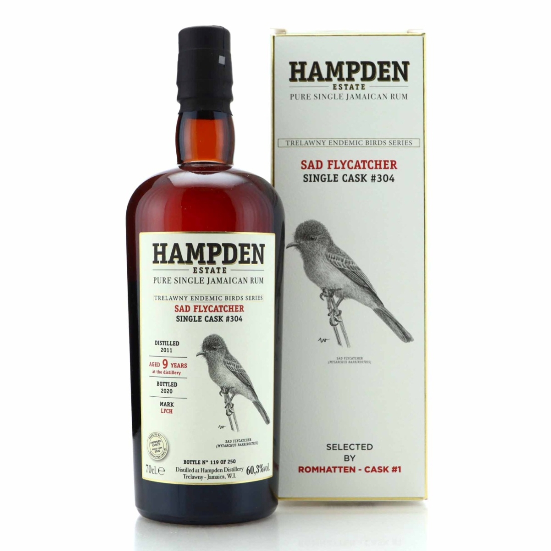 Image for Hampden LFCH 2011 Single Cask 9 Year Old #304 - Trelawny Endemic Birds 
