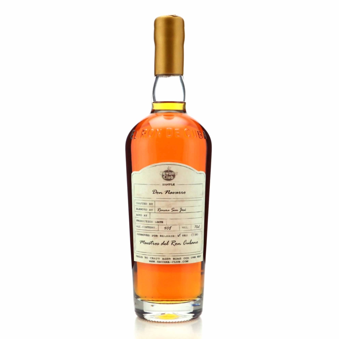 Havana Club Don Navarro Maestros del Ron Cubano / Sample