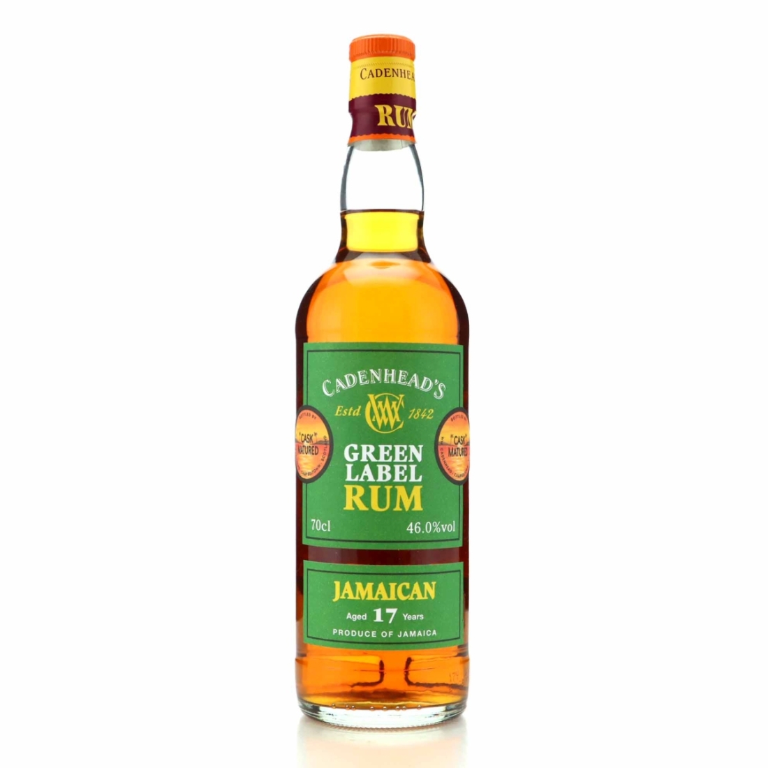 Jamaica Rum 17 Year Old Cadenhead's Green Label