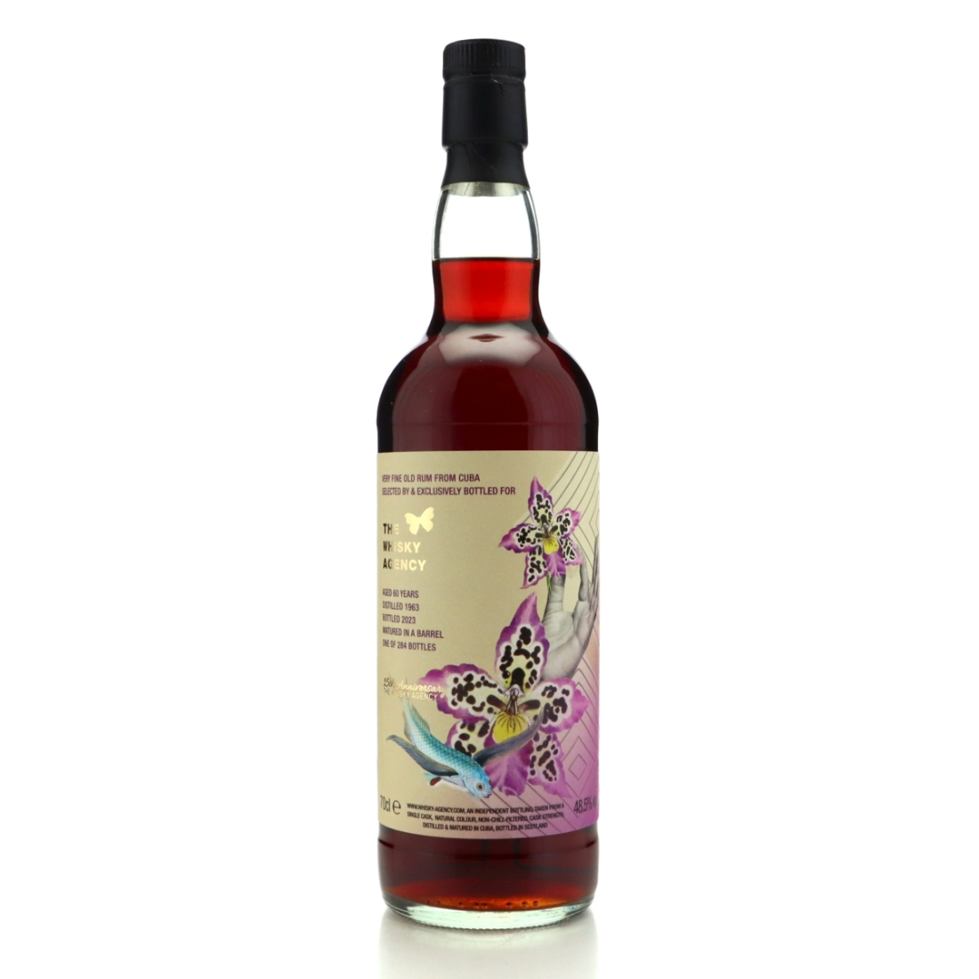 Cuban Rum 1963 Whisky Agency 60 Year Old / 15th Anniversary 