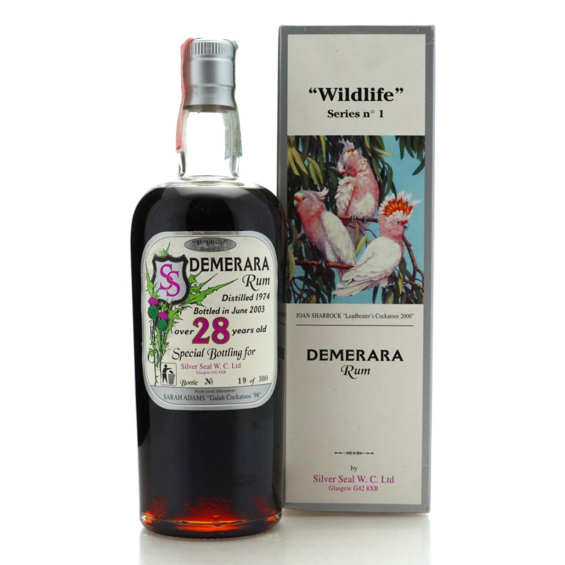 Image for Demerara Rum 1974 Silver Seal 28 Year Old / Wildlife No.1