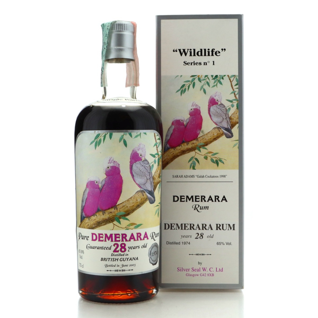 Image for Demerara Rum 1974 Silver Seal 28 Year Old / Wildlife No.1