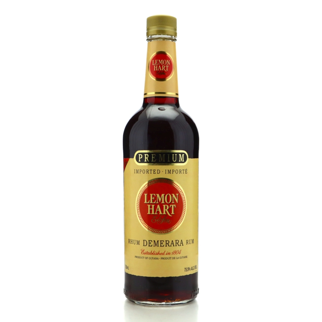 Lemon Hart 151 Proof Demerara Rum 75cl / US Import