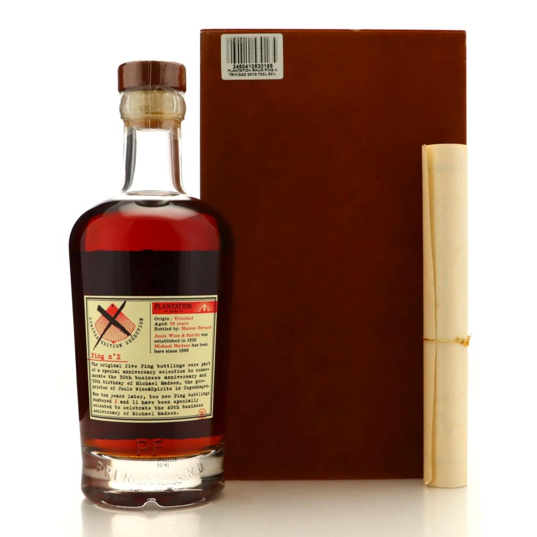 Image for Trinidad Rum 26 Year Old Plantation / Ping X