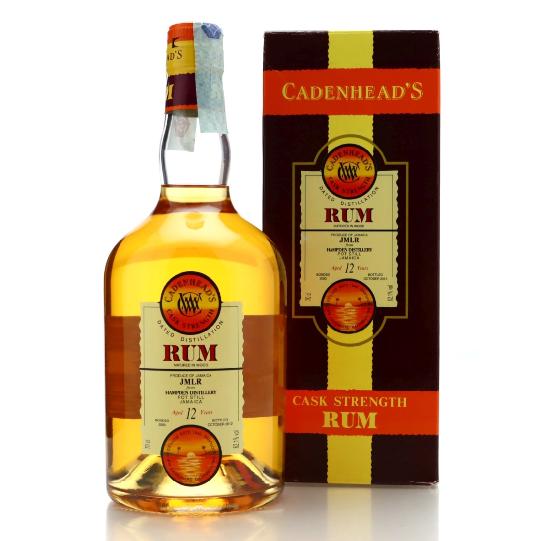Hampden JMLR 2000 Cadenhead's 12 Year Old