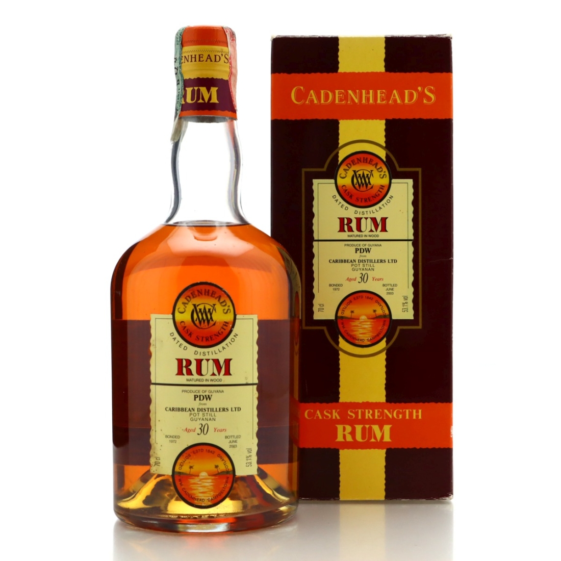 Image for Port Mourant PDW 1972 Cadenhead's 30 Year Old