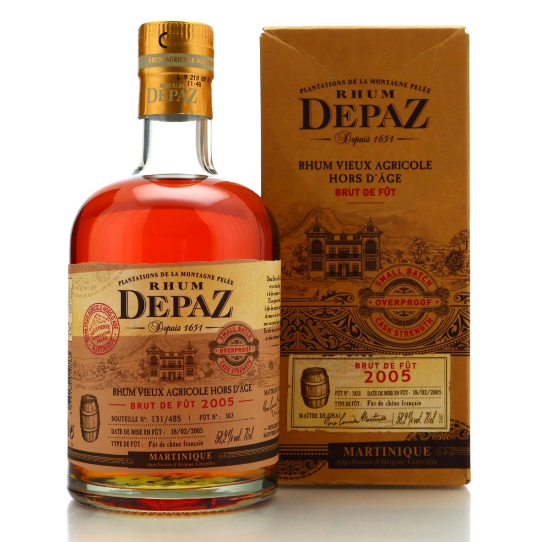 Depaz 2005 Single Cask 14 Year Old #503