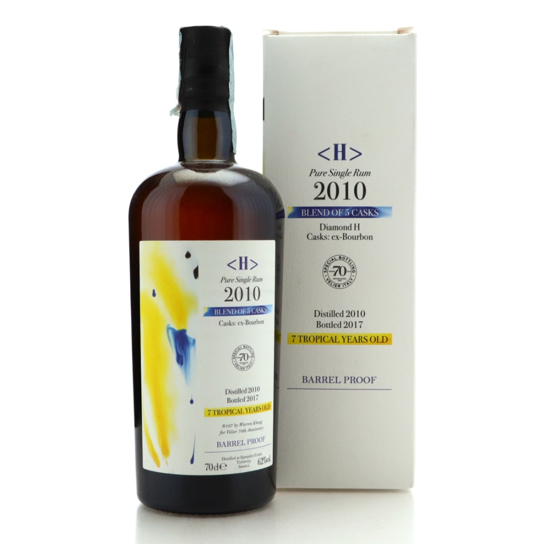 Image for Hampden <H> 2010 Blend of 5 Casks 7 Year Old - #107 by Warren Khong
