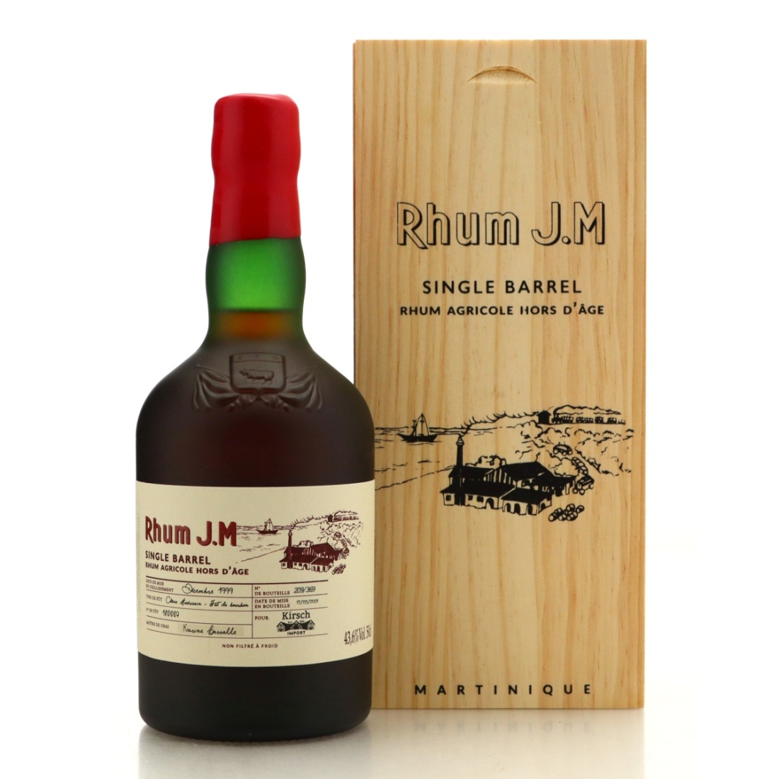 Rhum J.M 1999 Single Barrel 50cl / Kirsch Import Selection 2021
