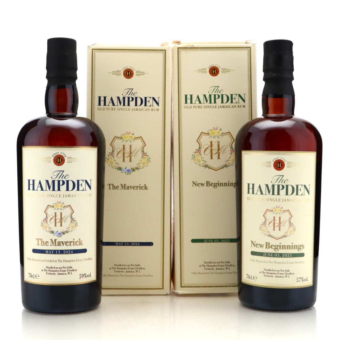Hampden New Beginnings & The Maverick 2 x 70cl