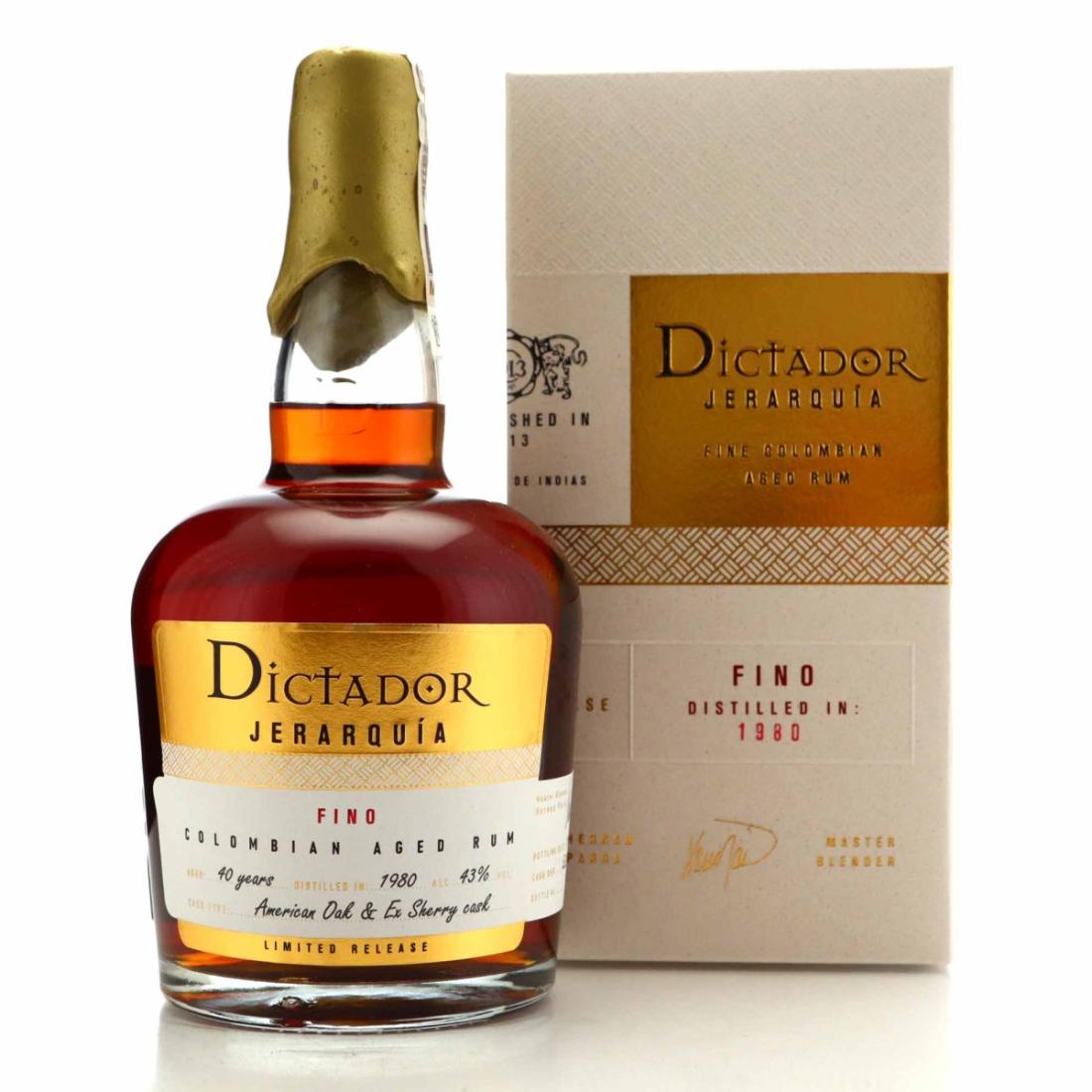 Dictador 1980 Jerarquia 40 Year Old Fino