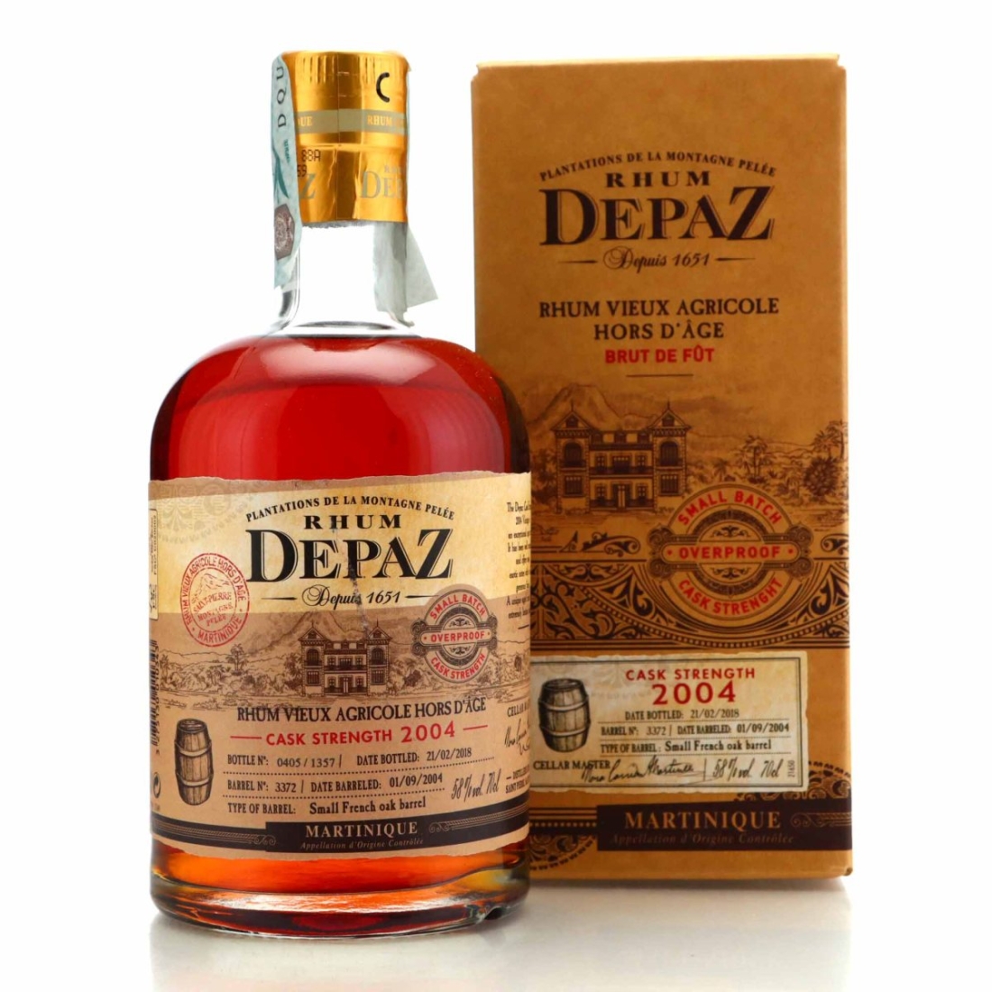 Depaz 2004 Single Cask #3372
