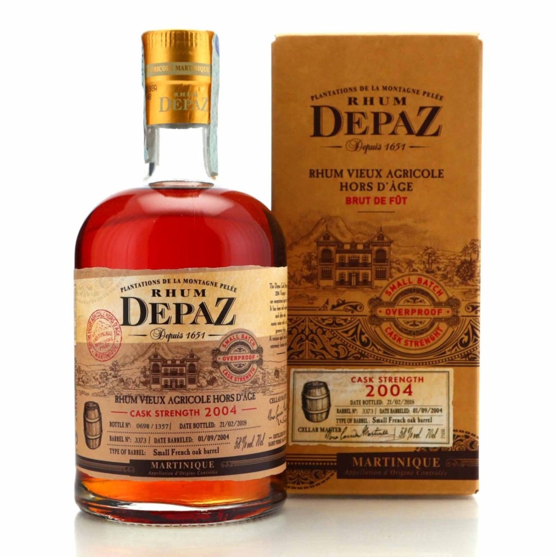 Depaz 2004 Single Cask #3373