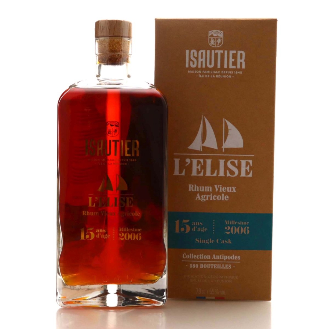 Isautier 2006 L'Elise 15 Year Old Rhum Vieux Agricole
