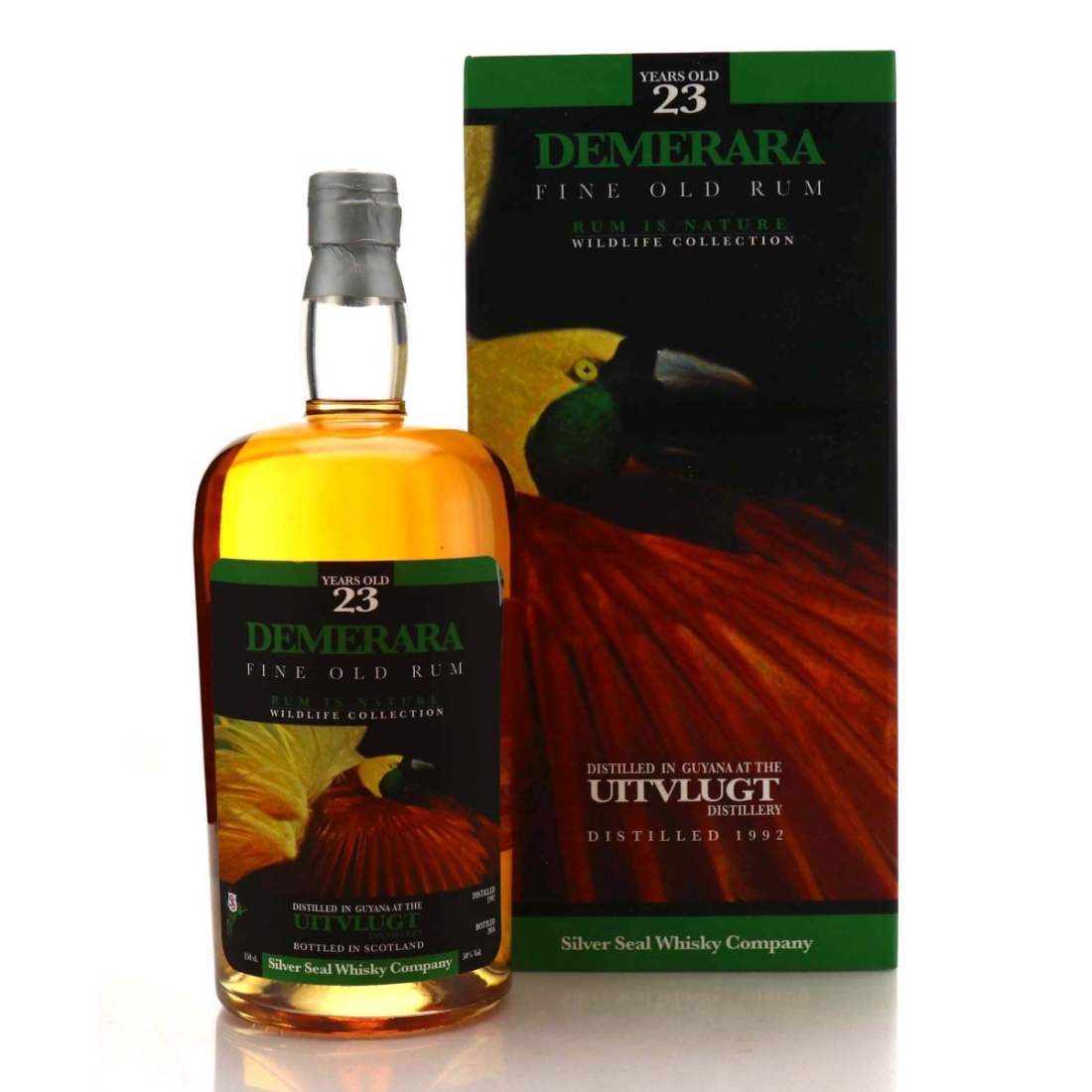 Uitvlugt 1992 Silver Seal 23 Year Old 1.5 Litre / Rum is Nature