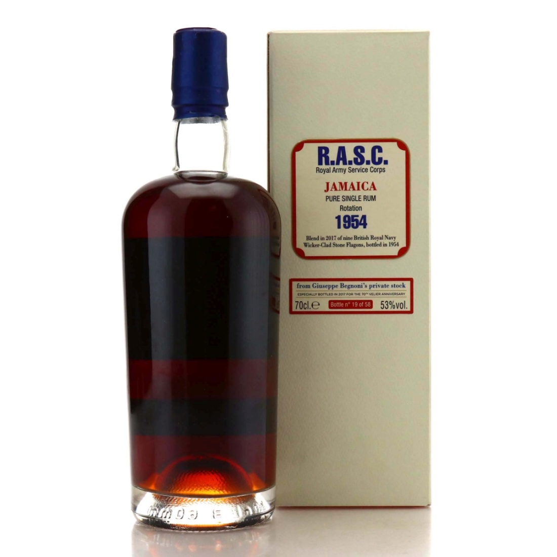 Image for Velier R.A.S.C. Jamaica Rum 1954 1st Release / 70th Anniversary