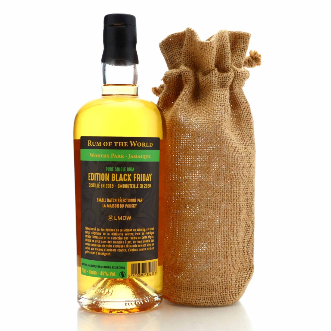 Image for Worthy Park 2015 Rum of the World / Edition Black Friday