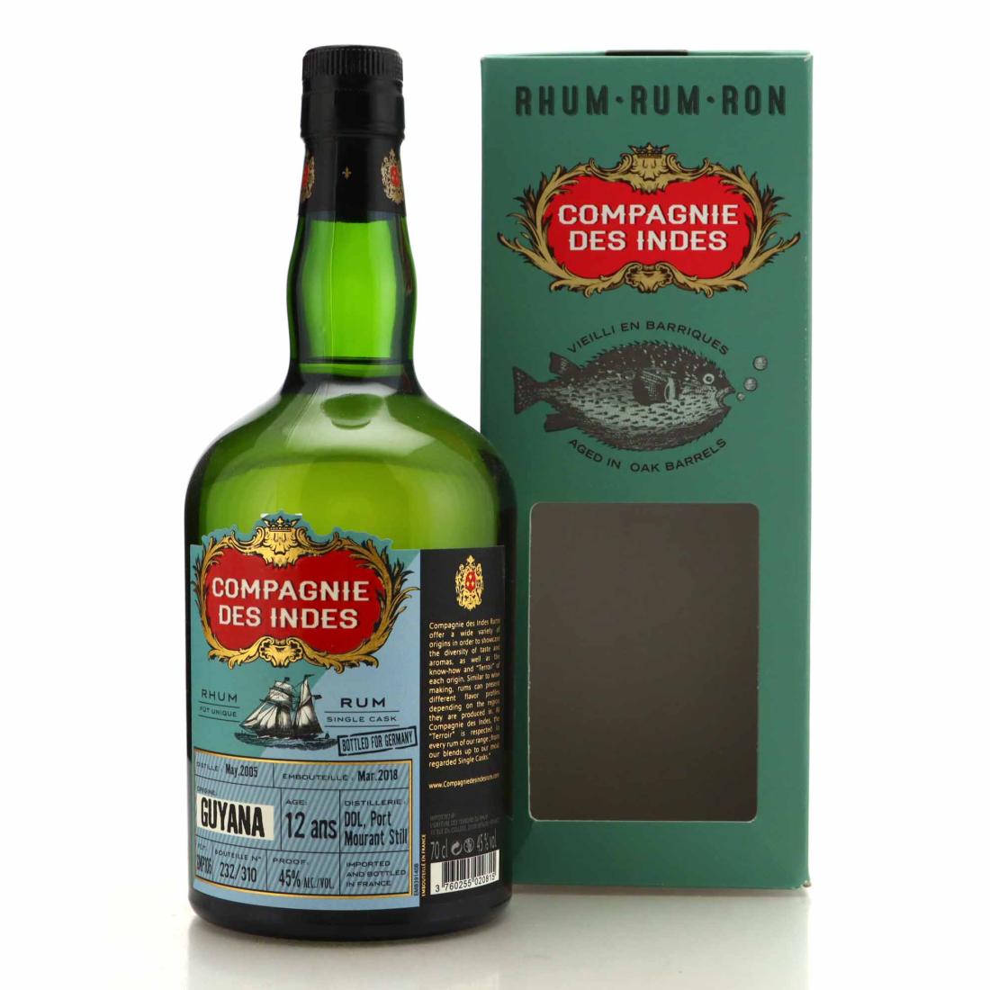 Image for Port Mourant 2005 Compagnie des Indes 12 Year Old