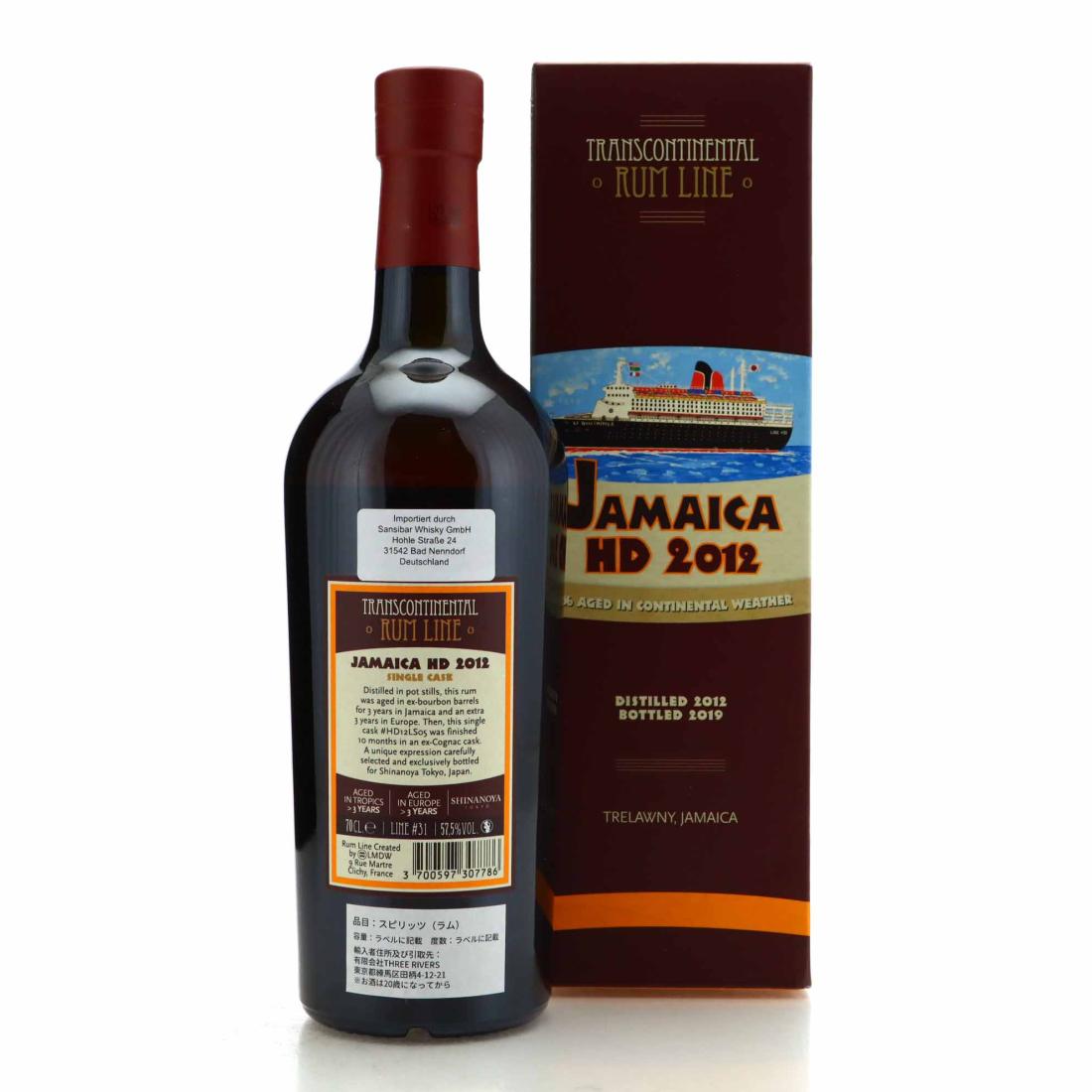 Image for Hampden 2012 Transcontinental Rum Line #31