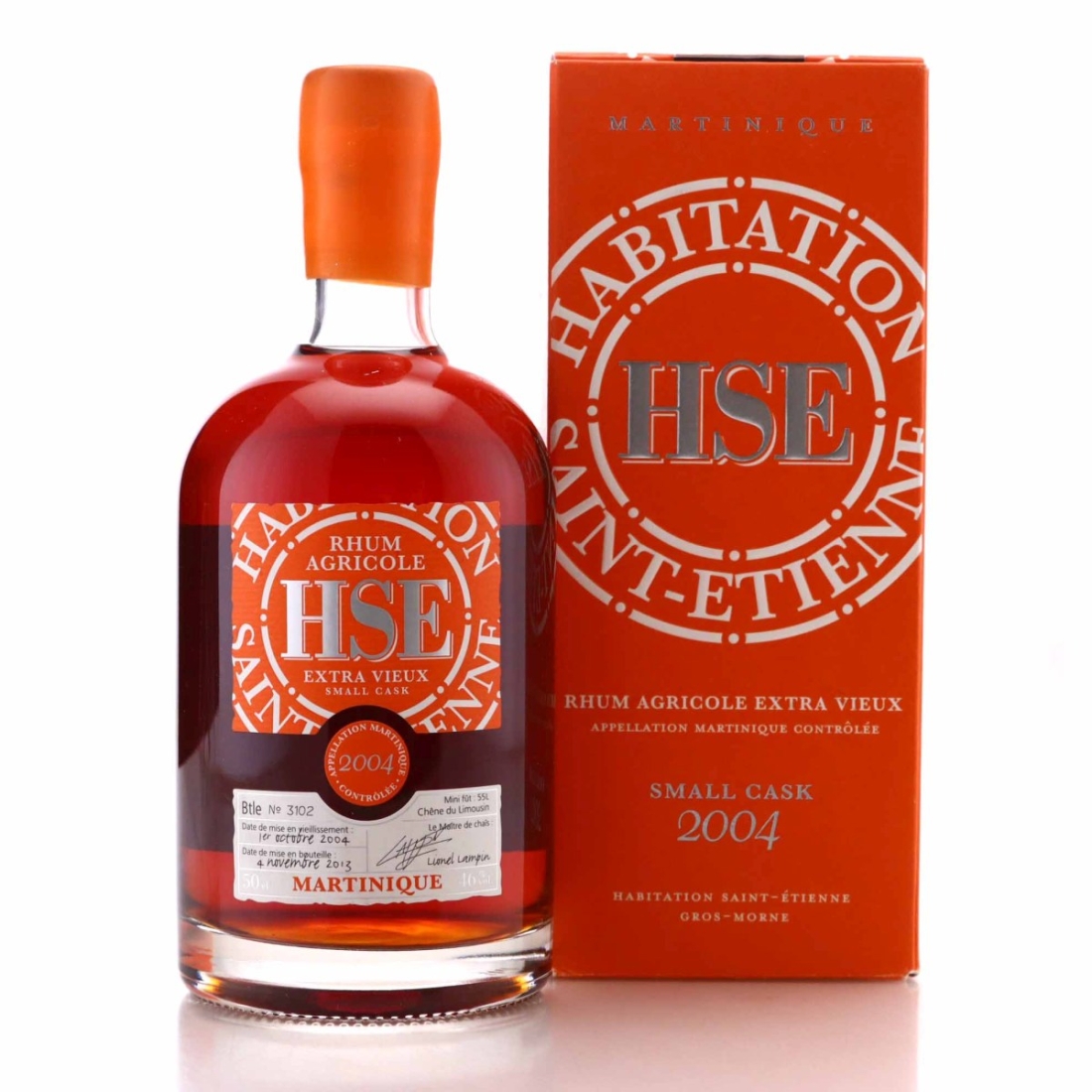 Martinique HSE 2004 Rhum Agricole 50cl