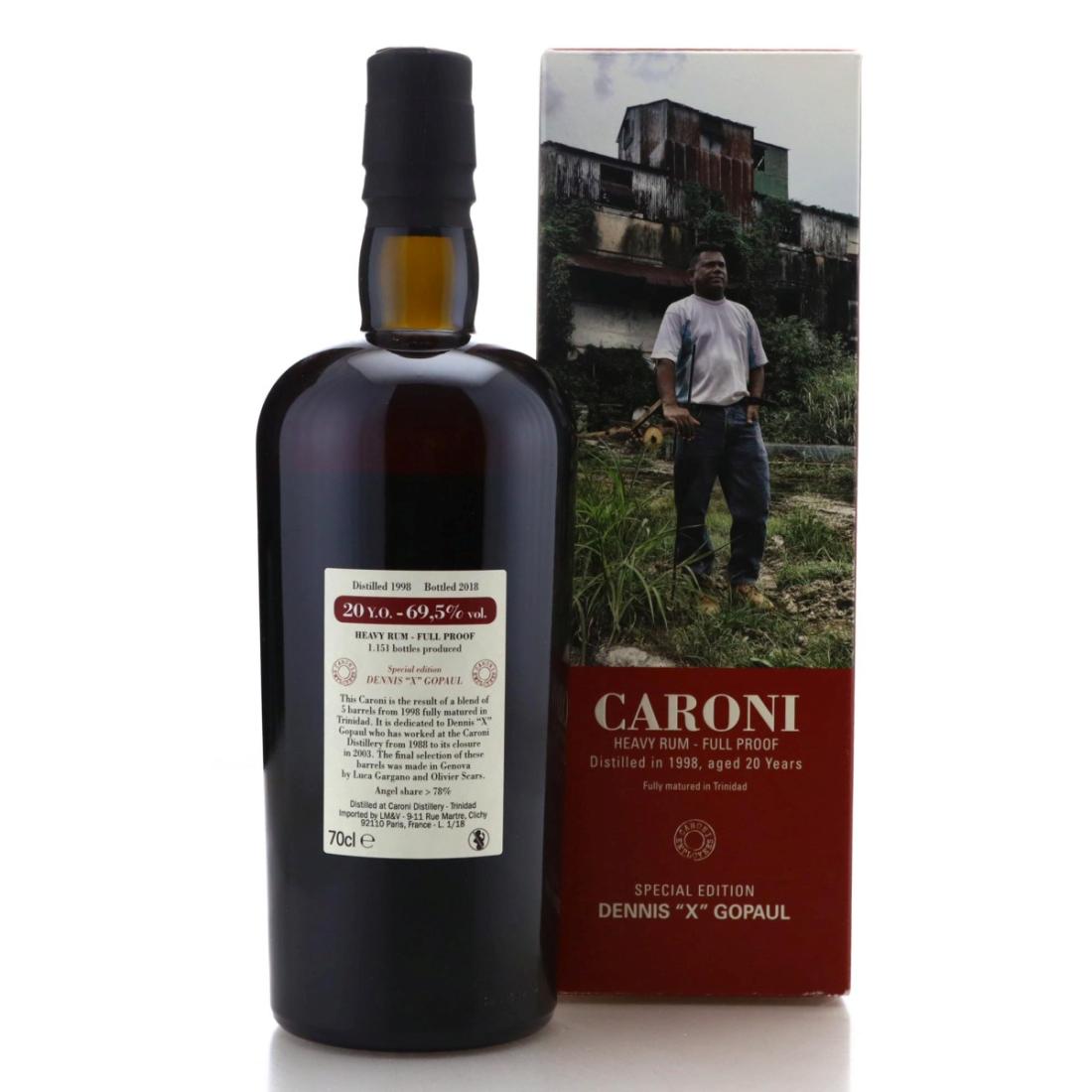 Image for Caroni 1998 Full Proof 20 Year Old Heavy - Dennis 'X' Gopaul