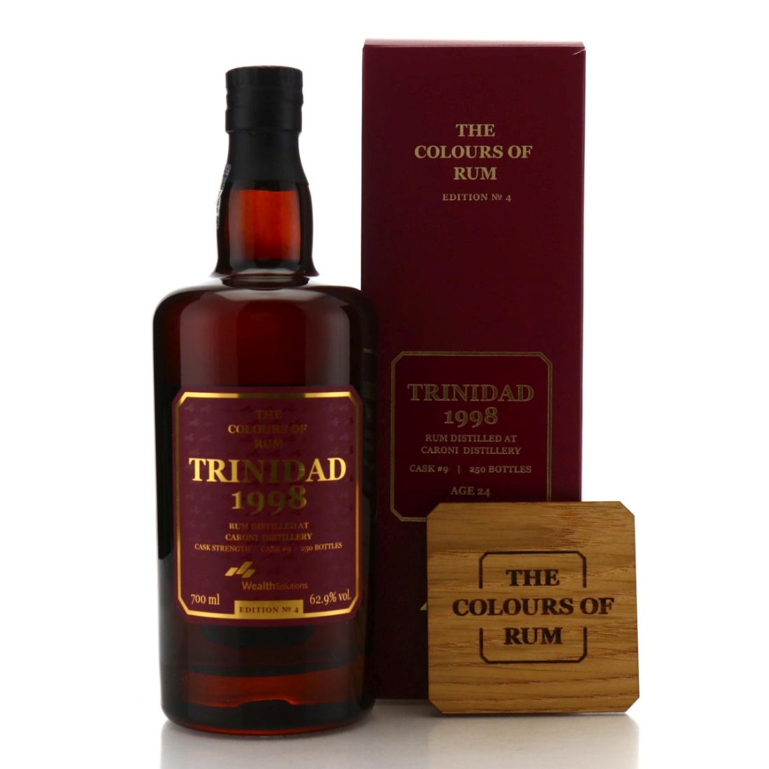 Image for Caroni 1998 The Colours of Rum 24 Year Old