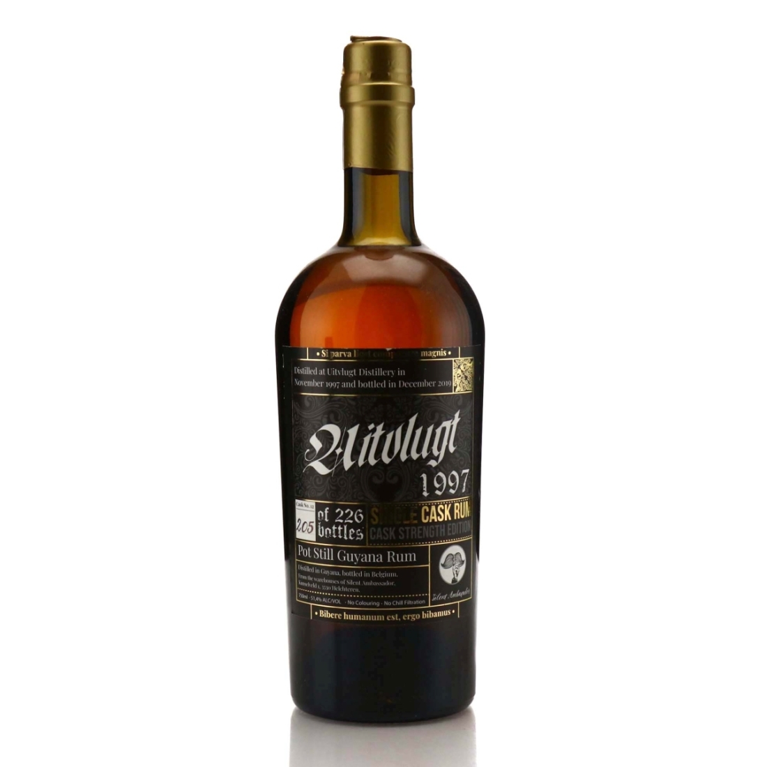 Uitvlugt Pot Still 1997 Silent Ambassador 22 Year Old 75cl