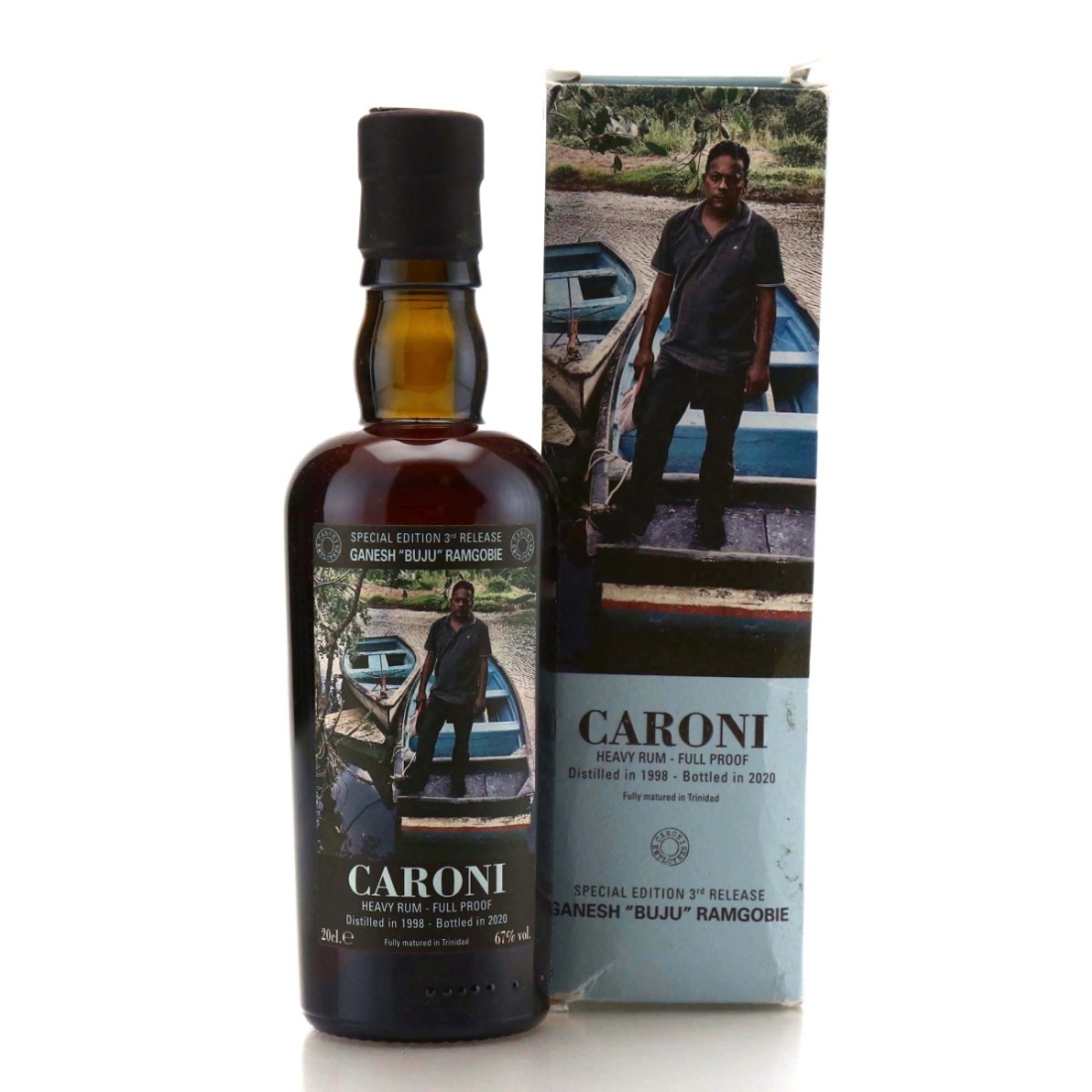 Image for Caroni 1998 Velier Full Proof Heavy 20cl / Ganesh 'Buju' Ramgobie