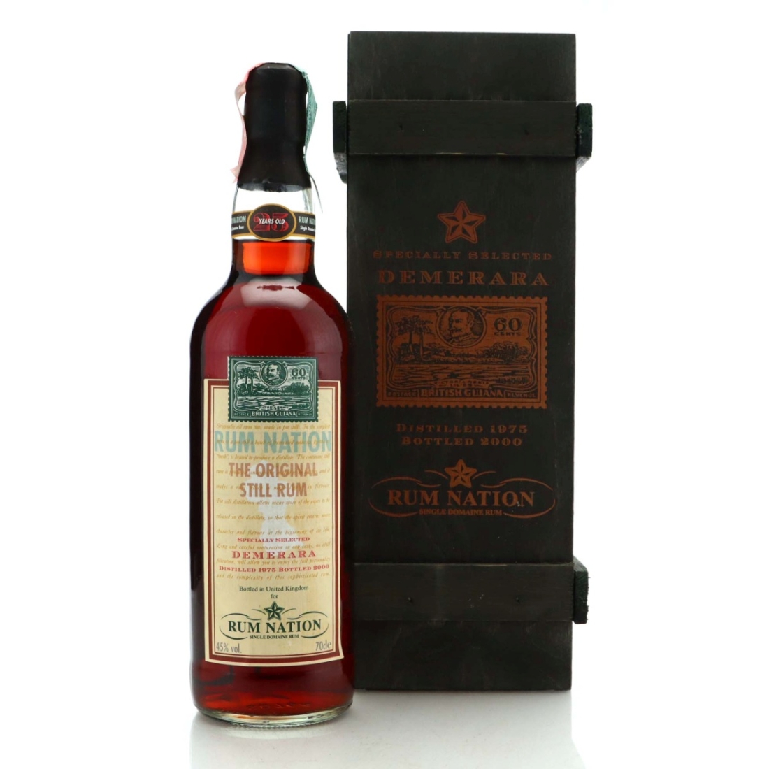 Image for Demerara Rum 1975 Rum Nation 25 Year Old Original Still