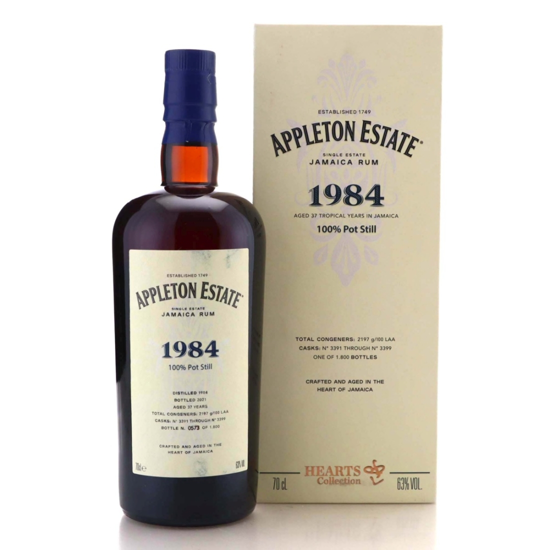 Image for Appleton Estate 1984 Hearts Collection 37 Year Old