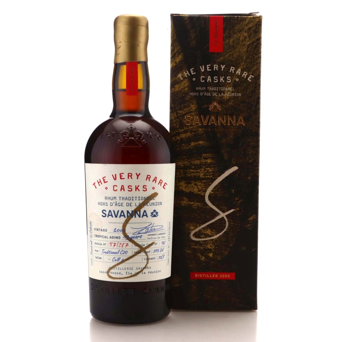 Savanna Traditionnel 2000 Single Calvados Cask 19 Year Old #985