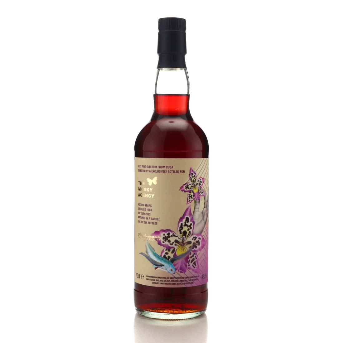 Image for Cuban Rum 1963 Whisky Agency 60 Year Old / 15th Anniversary