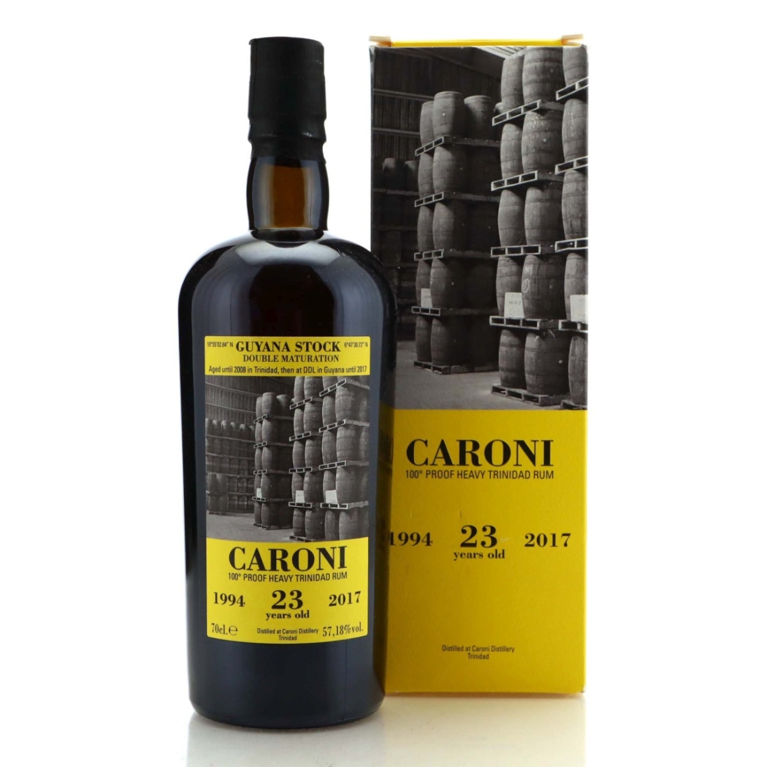 Image for Caroni 1994 100° Proof 23 Year Old Heavy - Guyana Stock