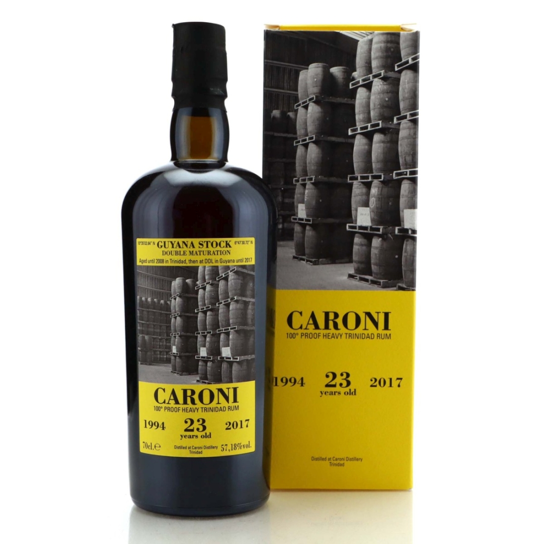 Image for Caroni 1994 100° Proof 23 Year Old Heavy - Guyana Stock