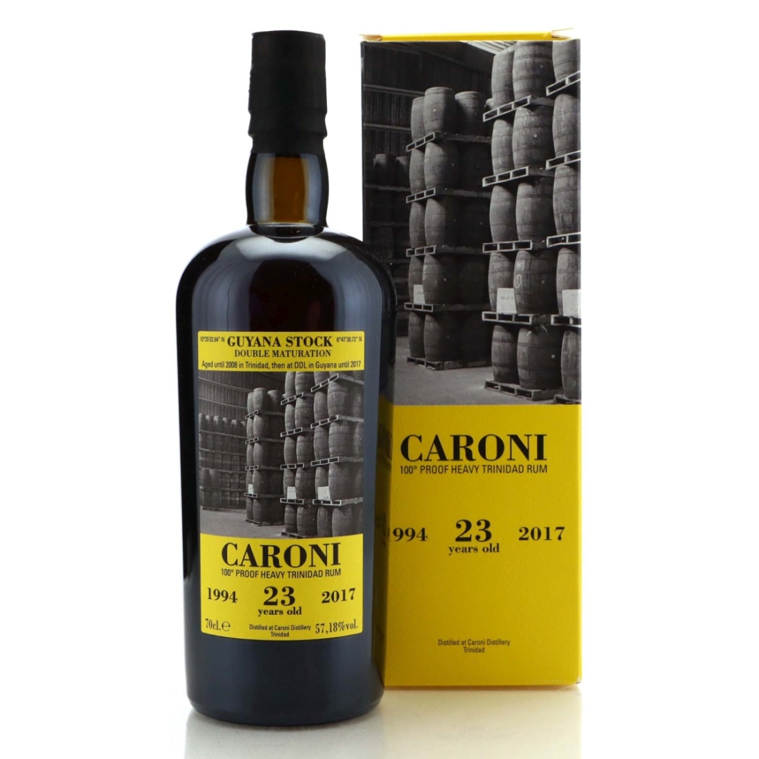 Image for Caroni 1994 100° Proof 23 Year Old Heavy - Guyana Stock