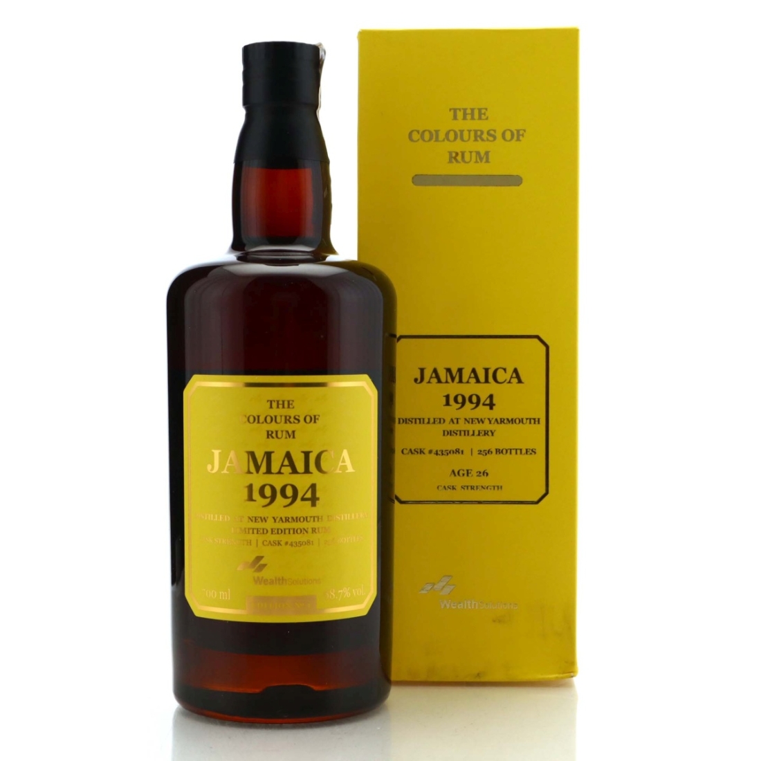 New Yarmouth 1994 Colours Of Rum 26 Year Old