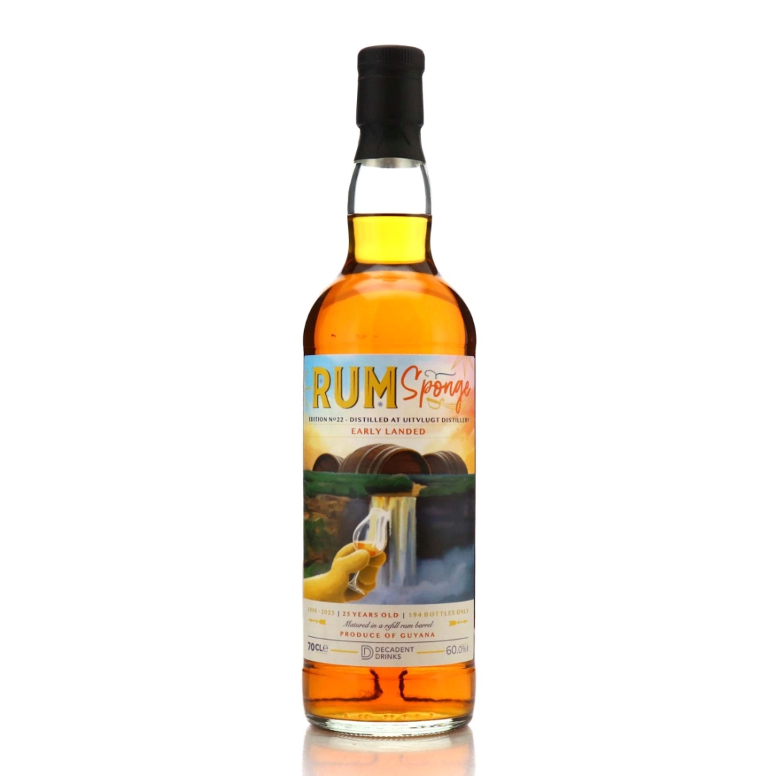 Uitvlugt 1998 Rum Sponge 25 Year Old Edition No.22