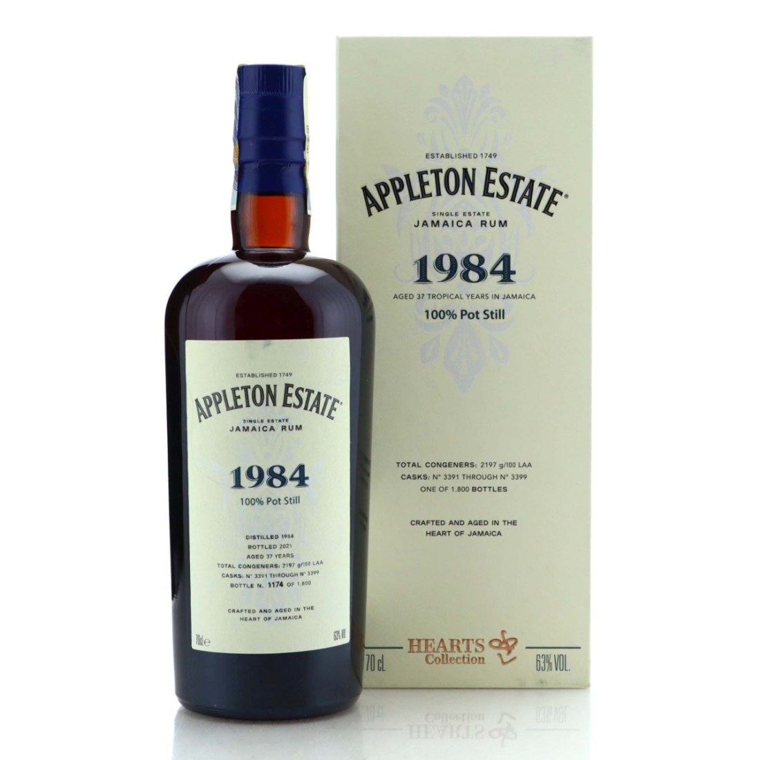 Image for Appleton Estate 1984 Hearts Collection 37 Year Old