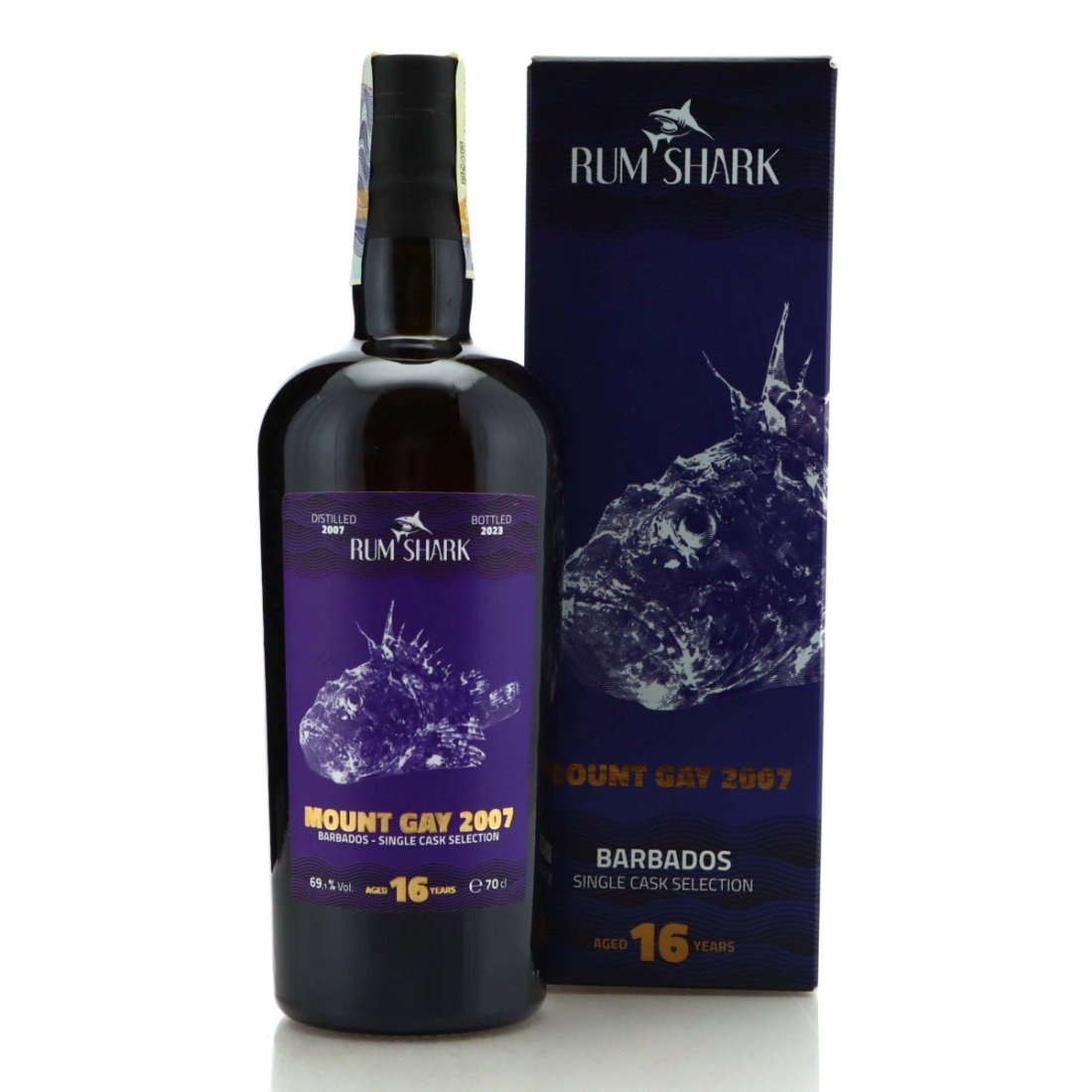 Mount Gay 2007 Rum Shark 16 Year Old #15A