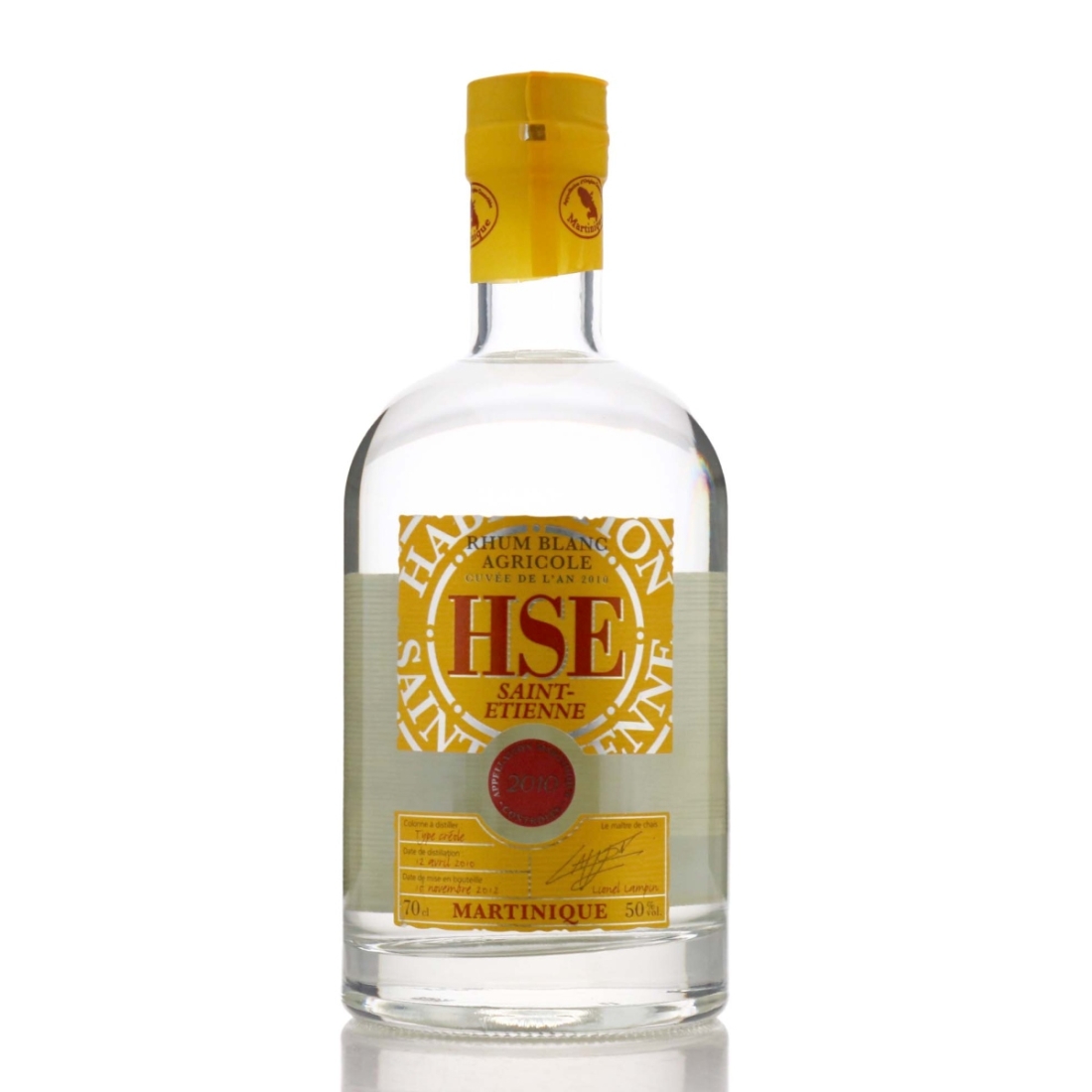 HSE 2010 Rhum Blanc Agricole