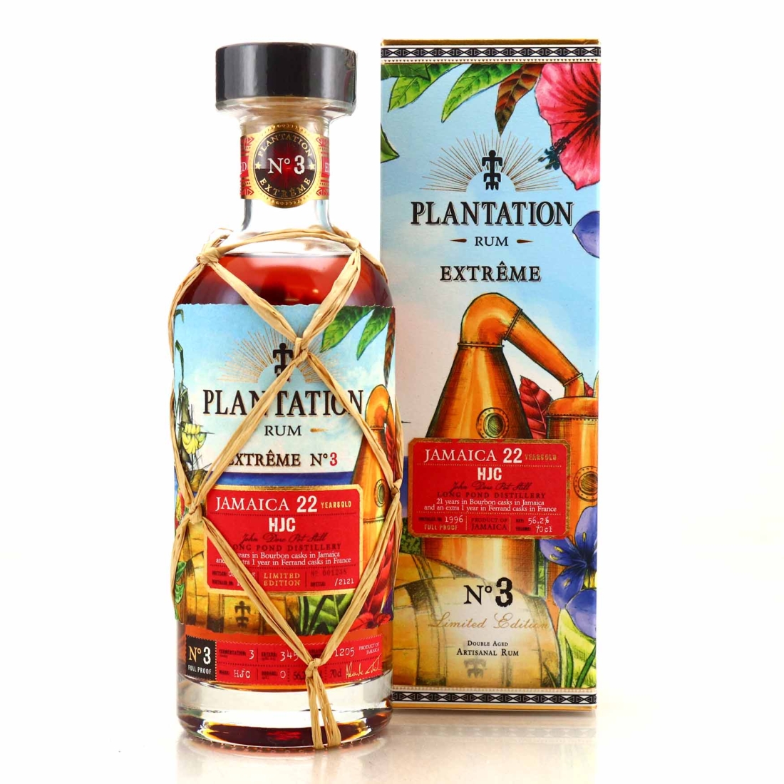 Image for Long Pond HJC 1996 Plantation Extreme No.3 22 Year Old
