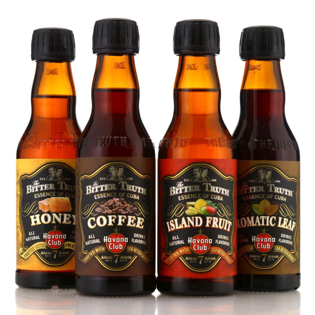 Havana Club Anejo 7 Year Old Bitters Selection 4 x 20cl / The Bitter Truth