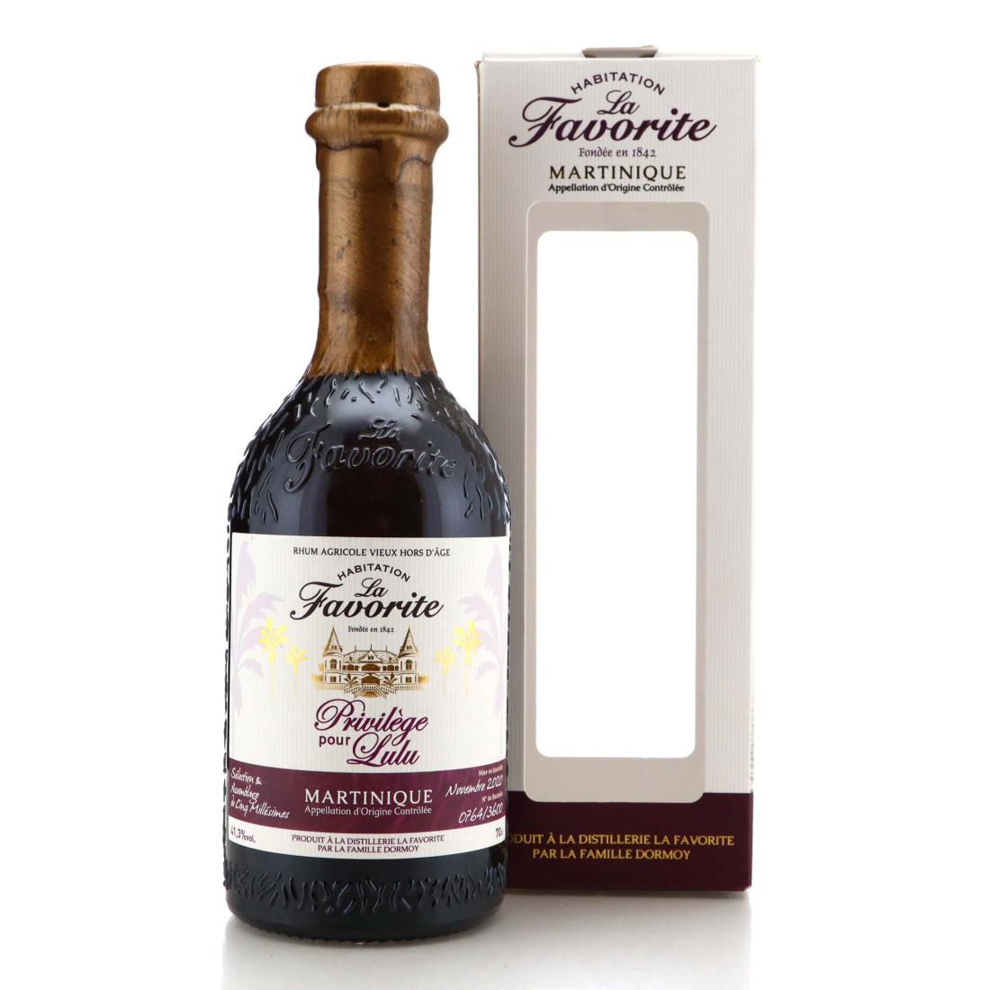 La Favorite Privilège pour Lulu Rhum Vieux