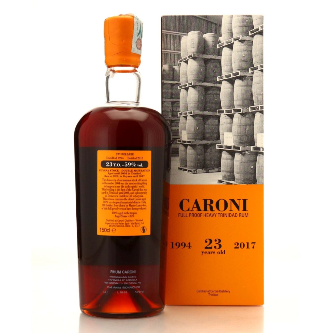 Image for Caroni 1994 Velier 23 Year Old Full Proof Heavy 1.5 Litre / Guyana Stock