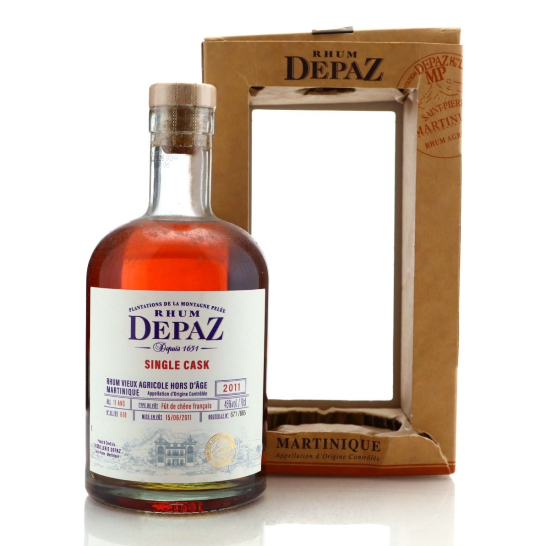 Depaz 2011 Single Cask 11 Year Old #618